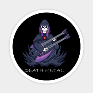 Death Metal twin guitar white Magnet